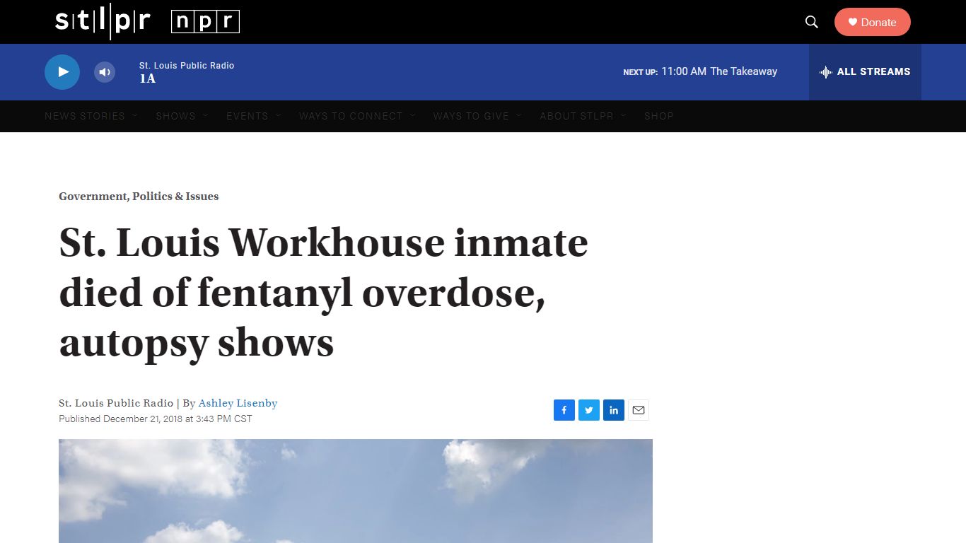 St. Louis Workhouse inmate died of fentanyl overdose ...